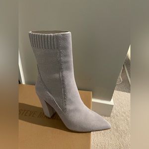 Dolce Vita Silver Suede Boots